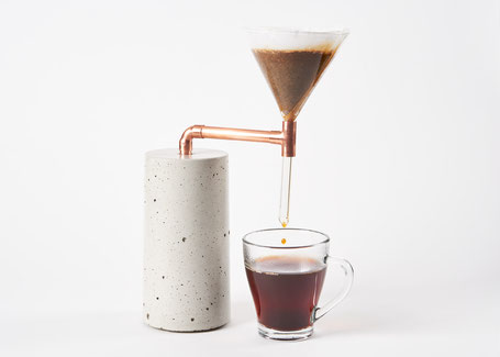 concrete coffee maker for pour over coffee