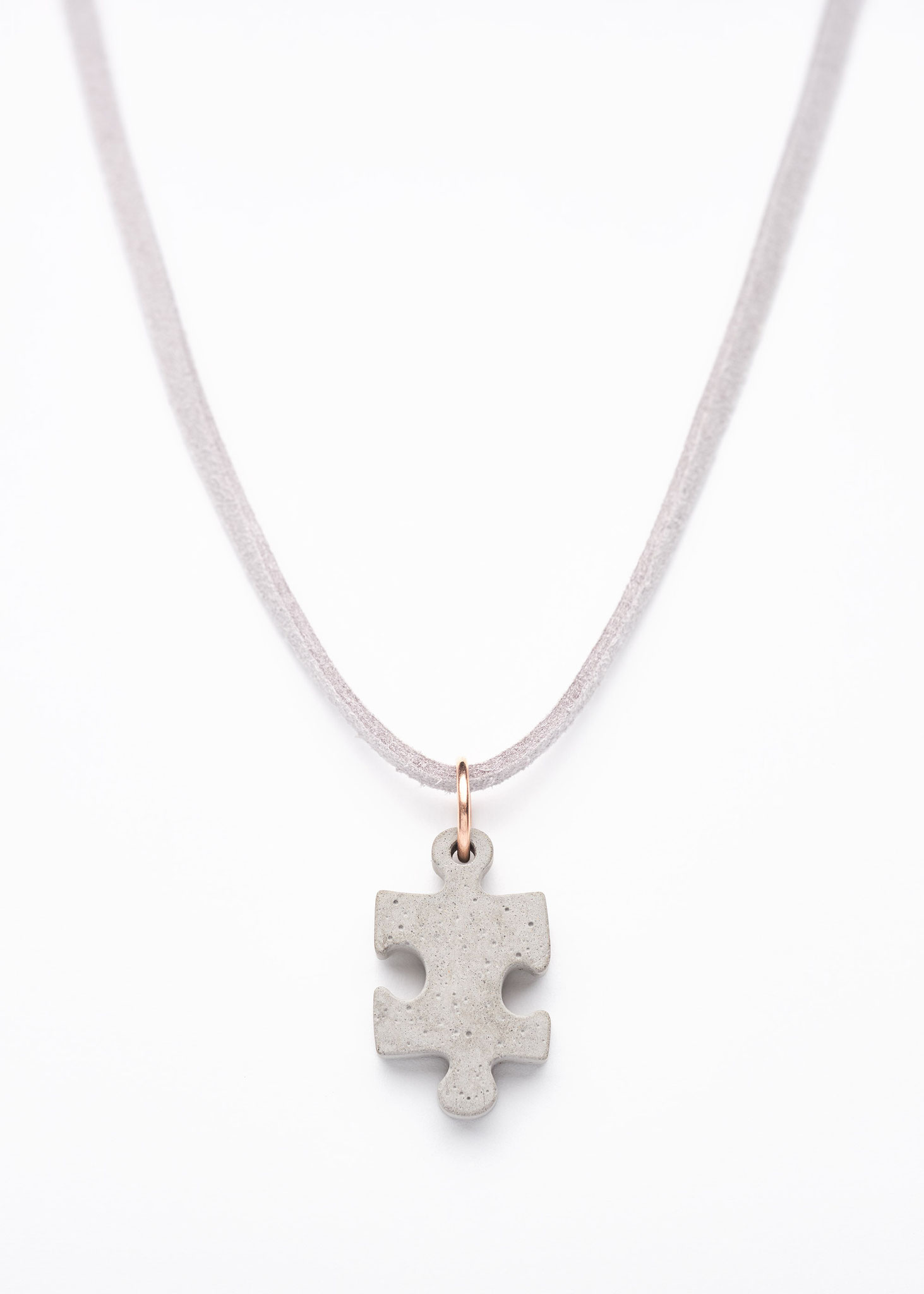 Beton Schmuck-Anhänger "Puzzle"