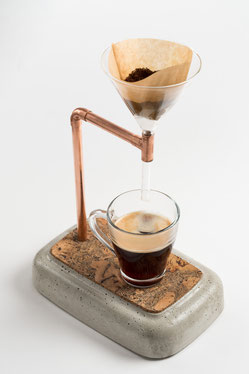 Kaffeezubereiter Coffee Maker für Pour Over Filterkaffee im BetonDesign