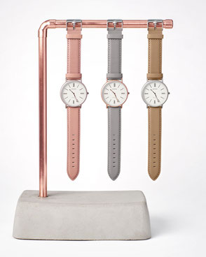 Uhrenhalter für drei Armbanduhren im BetonDesign