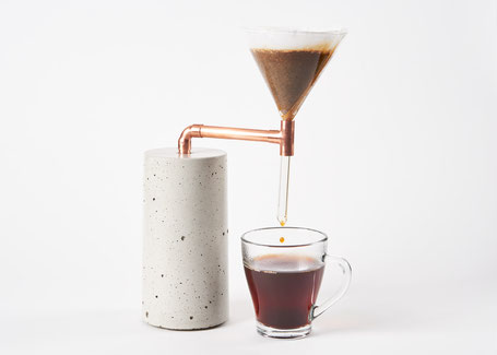 Beton Kaffeezubereiter für Pour Over Filterkaffee